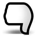 emoticon - thumbs down